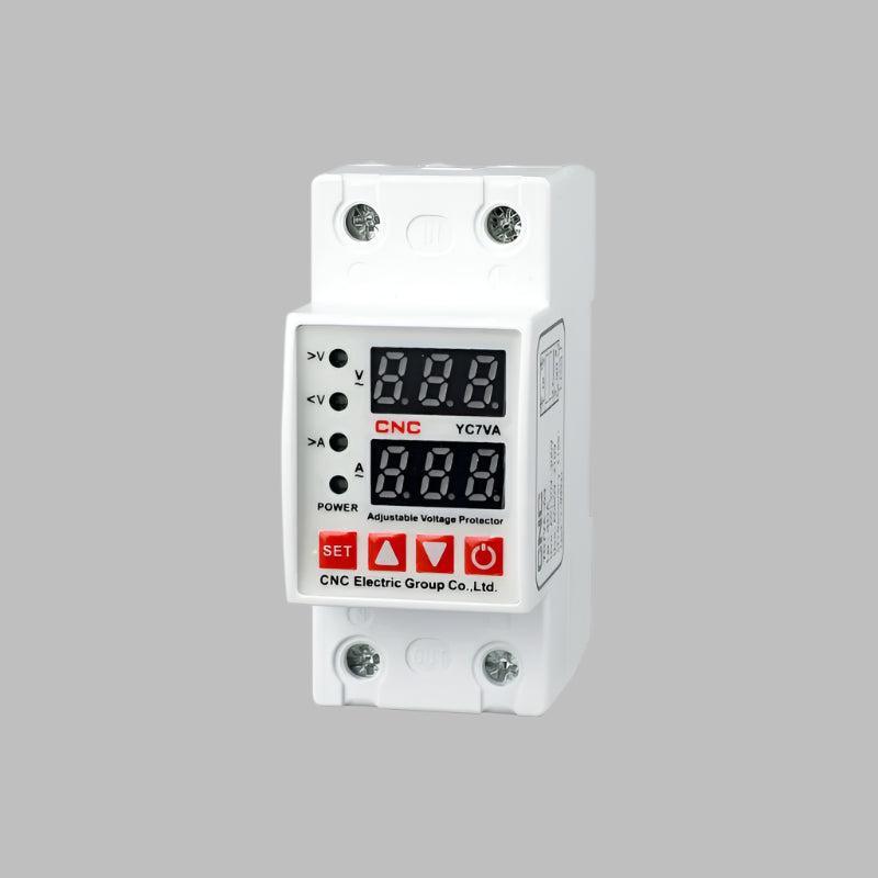 CNC YC7VA 2in1 2Pole Adjustable Over and Under voltage & Current Protector in Pakistan