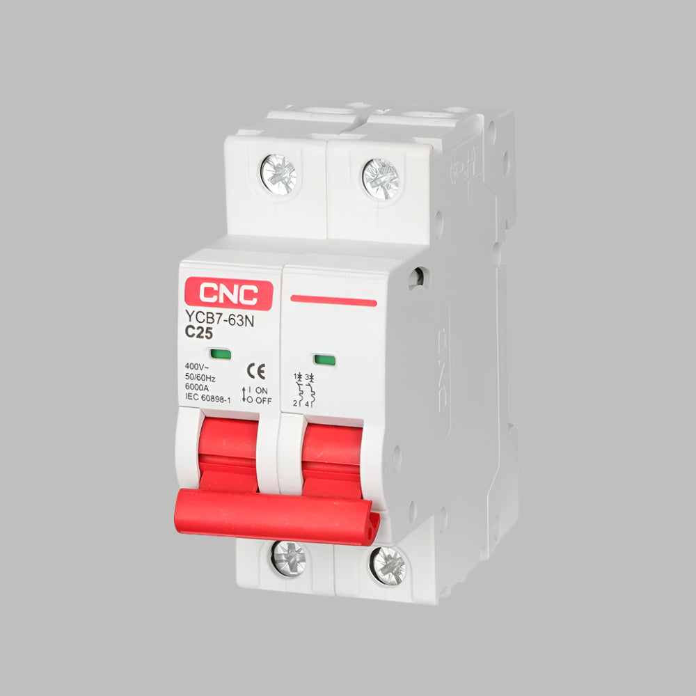 CNC YCB7-63N 2-Pole AC Miniature Circuit Breaker in Pakistan