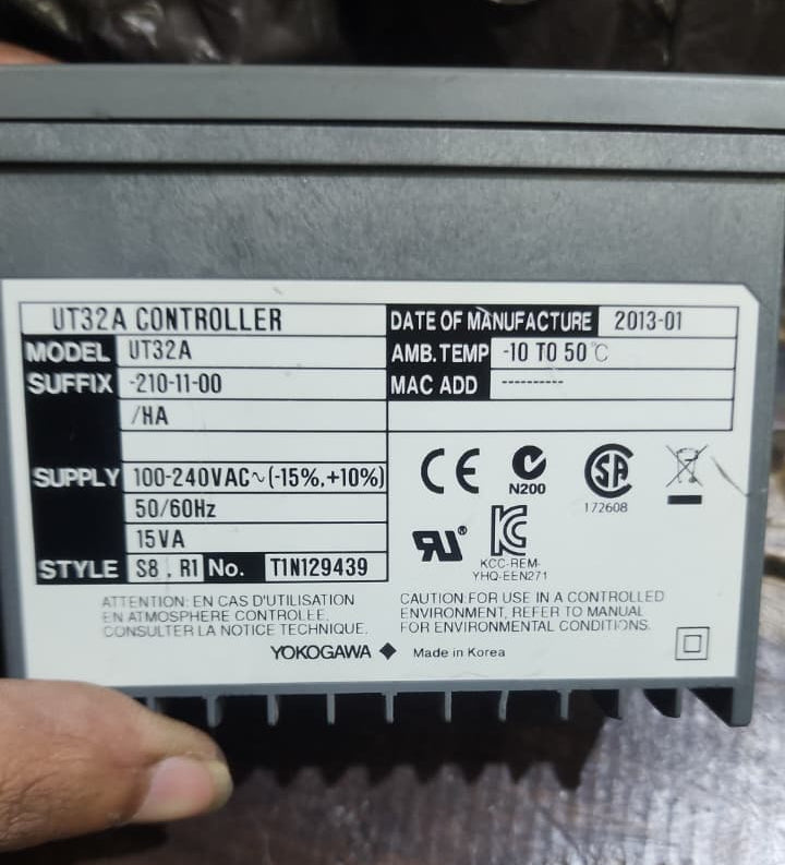 YOKOGAWA PV UT32A TEMPERATURE CONTROLLER in Pakistan