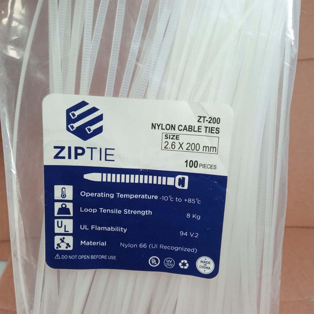 ZT-100 Heavy Duty Zip Ties Minimum Order 500 Packets in Pakistan - industryparts.pk