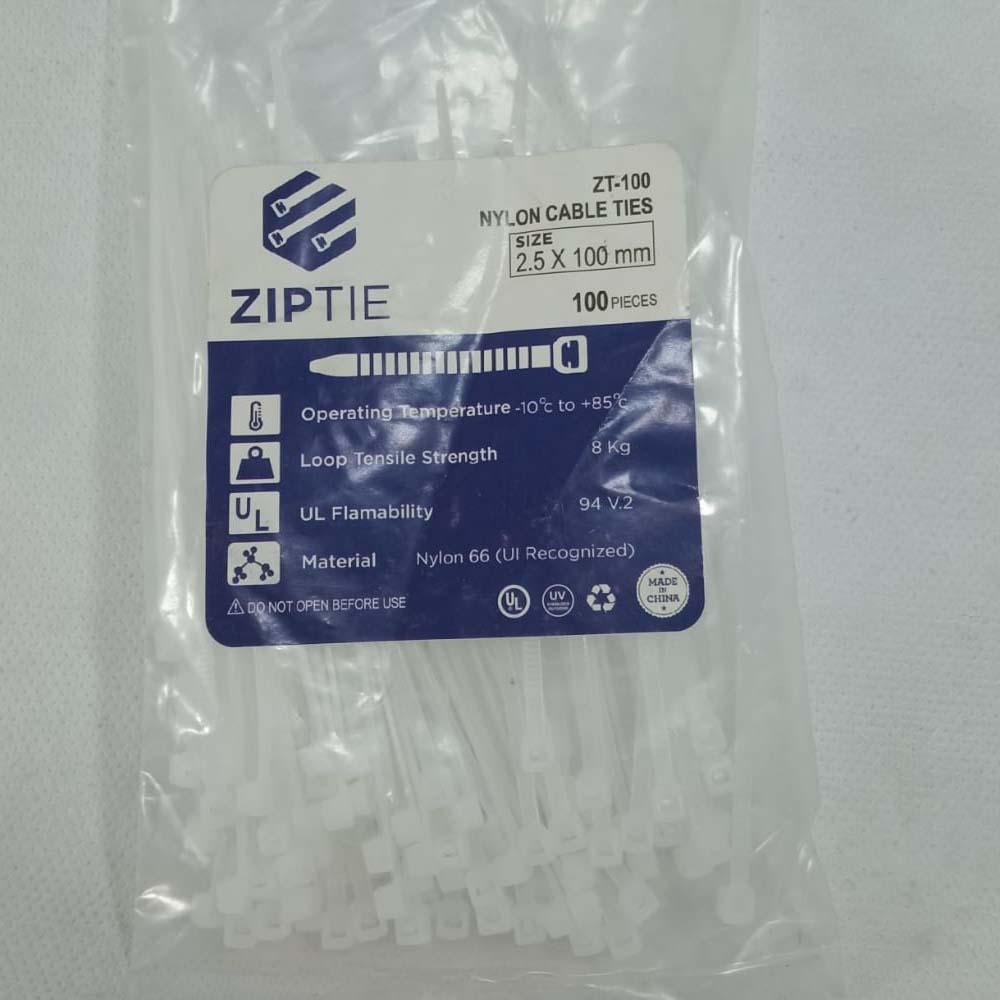 ZT-100 Heavy Duty Zip Ties Minimum Order 500 Packets in Pakistan - industryparts.pk