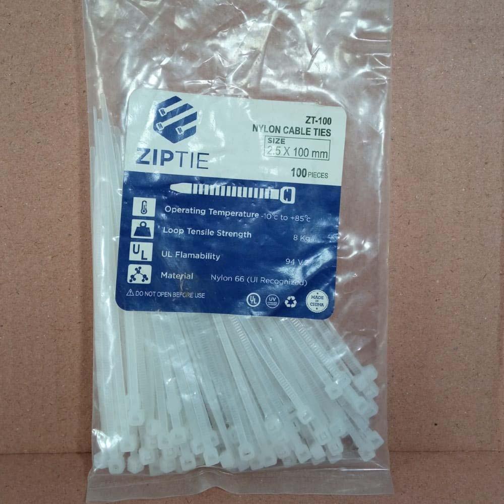 ZT-100 Heavy Duty Zip Ties Minimum Order 500 Packets in Pakistan - industryparts.pk