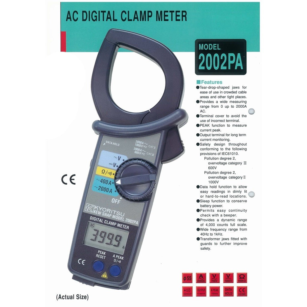 KYORITSU 2002PA AC DIGITAL CLAMP METER in Pakistan