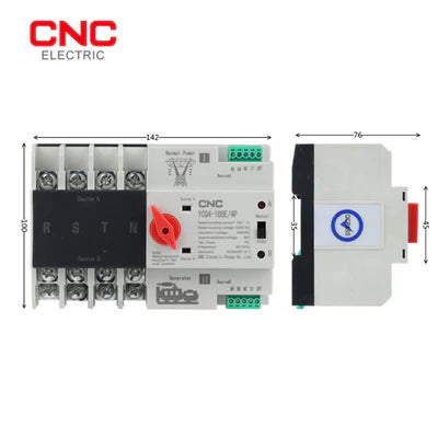 CNC YCQ4-100E/4P ATS Automatic Dual Power Switch in Pakistan