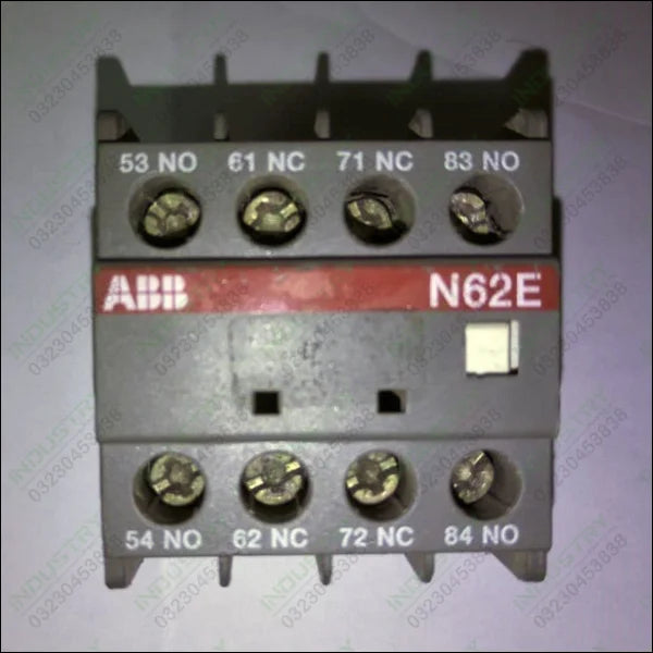 ABB N62E-30-10 220-230V 50Hz Auxiliary Contact - industryparts.pk