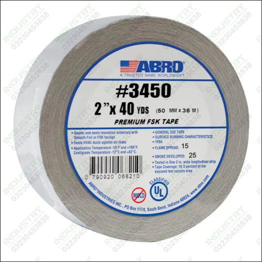 ABRO #3450 PREMIUM FSK TAPE in Pakistan