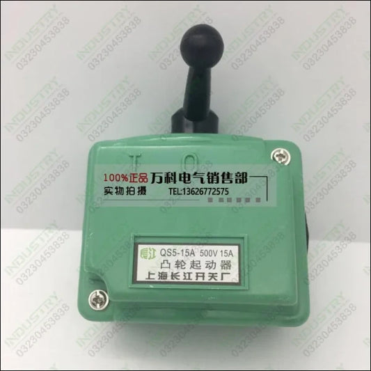 AC 500 V 15A MANUAL QS5-15A Forward Flip Toggle Switch,cam stater switch,cam switch - industryparts.pk