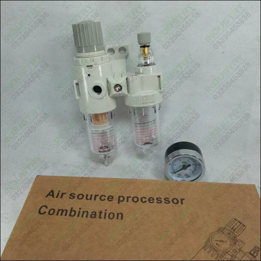 AC2010-02 SMC Air Source Treatment Unit Air Filter Pressure Regulator in Pakistan - industryparts.pk