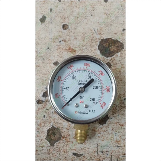 Air pressure gauge 2.5' (63 mm) * BSP 1/4 in Pakistan