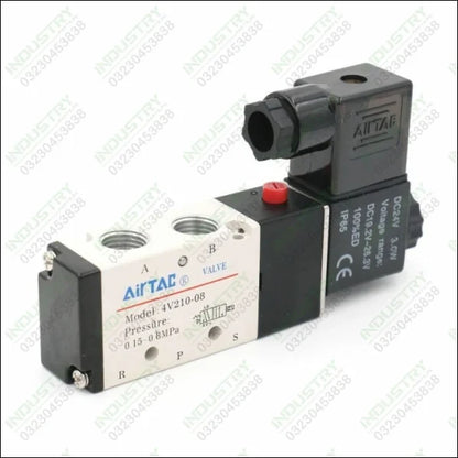 Airtac Solenoid Valve 5way 1/4″ (4v210-08) 3position in Pakistan