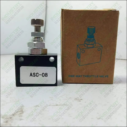 ASC200-08 One Way Throttle Control Valve, ASC-08 Speed Control Valve - industryparts.pk