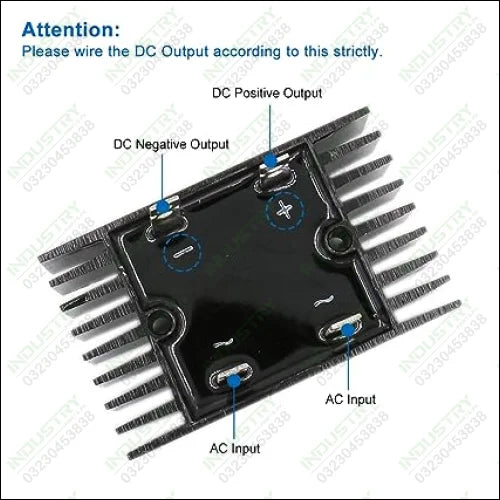 Baomain Metal QL100A 100A Amp Diode Bridge Rectifier in Pakistan