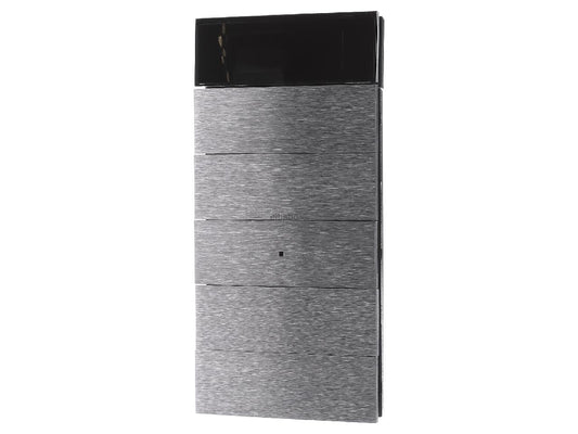 Hager 75665593 B.IQ Push Button 5 Gang with Thermostat Stainless Steel in Pakistan