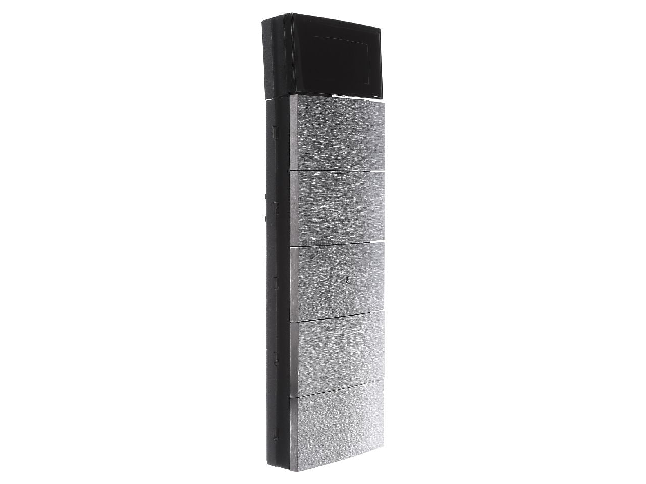 Hager 75665593 B.IQ Push Button 5 Gang with Thermostat Stainless Steel in Pakistan