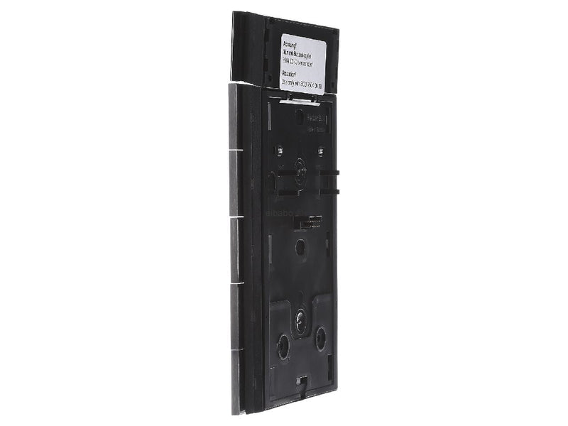 Hager 75665593 B.IQ Push Button 5 Gang with Thermostat Stainless Steel in Pakistan