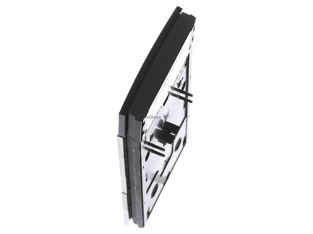 Hager 75665593 B.IQ Push Button 5 Gang with Thermostat Stainless Steel in Pakistan