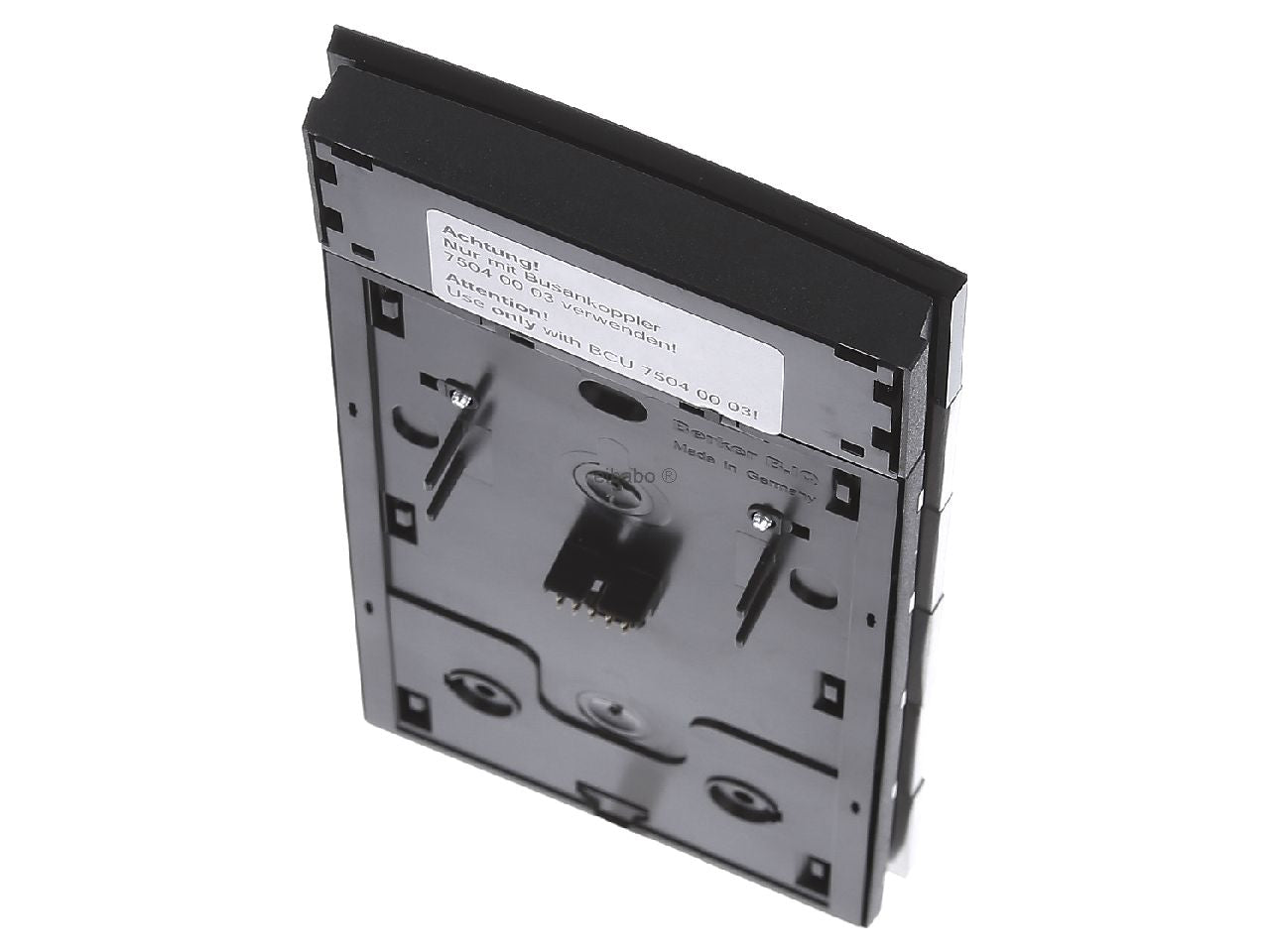 Hager 75665593 B.IQ Push Button 5 Gang with Thermostat Stainless Steel in Pakistan