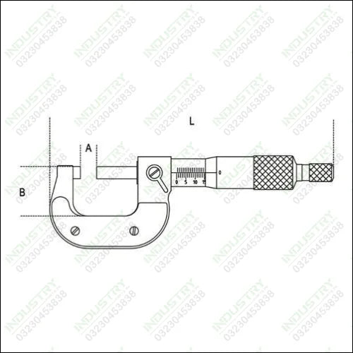 Beta 1658DGT/25 Outside Digital Micrometers - industryparts.pk