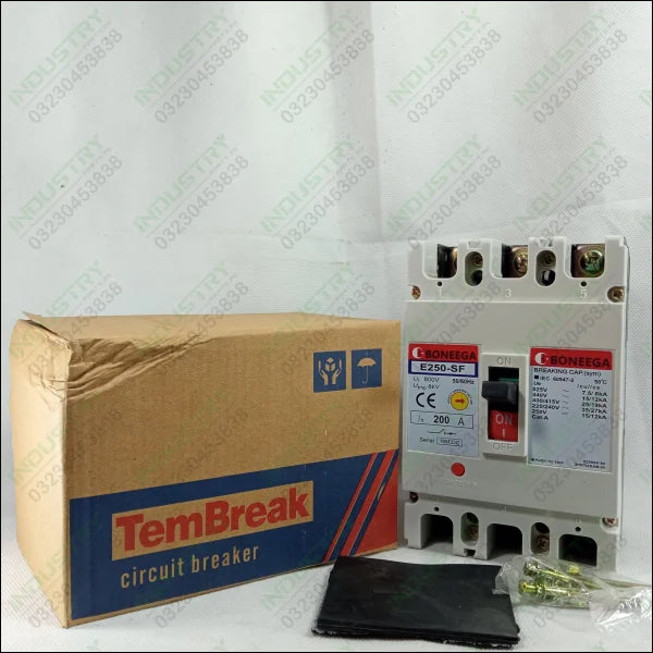 Boneega MCCB Tem Break in Pakistan - industryparts.pk