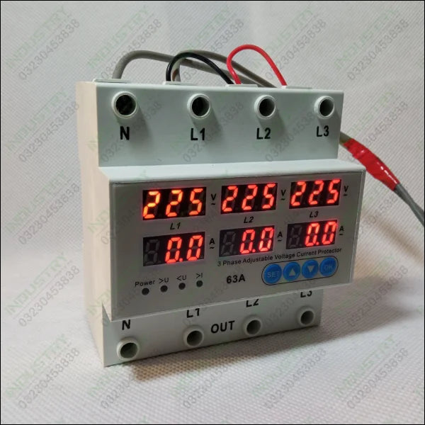 Boneega SP8-100N 3 Phase Adjustable Voltage Current Protector in Pakistan - industryparts.pk