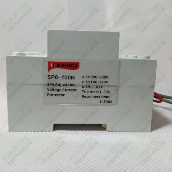 Boneega SP8-100N 3 Phase Adjustable Voltage Current Protector in Pakistan - industryparts.pk