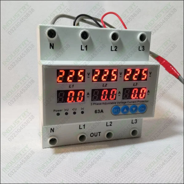 Boneega SP8-100N 3 Phase Adjustable Voltage Current Protector in Pakistan - industryparts.pk