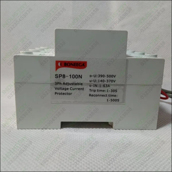 Boneega SP8-100N 3 Phase Adjustable Voltage Current Protector in Pakistan - industryparts.pk