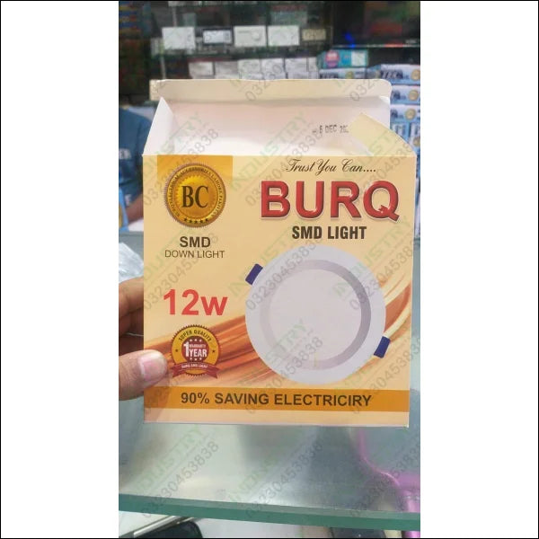 BURQ SMD Light Down Light 90% Saving Electricity in Pakistan - industryparts.pk