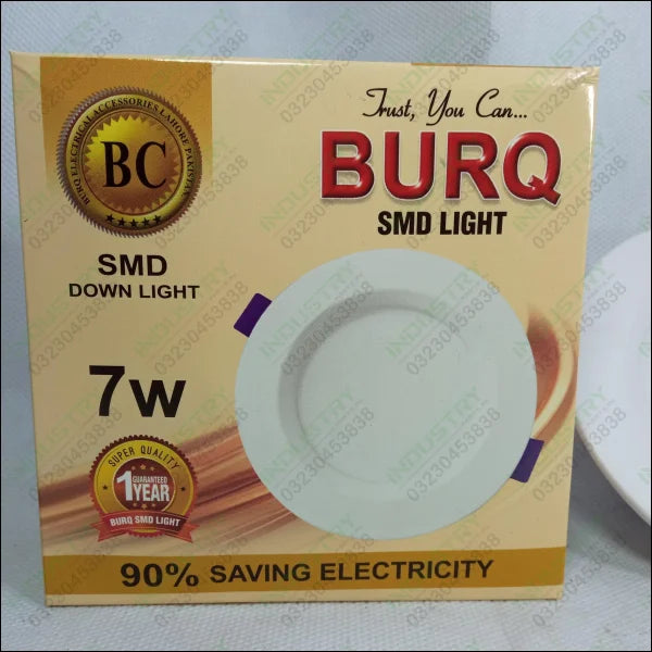 BURQ SMD Light Down Light 90% Saving Electricity in Pakistan - industryparts.pk