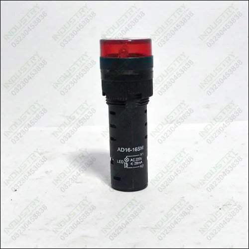 Buzzer with Red LED Light AD16-16SM ACDC220V in Pakistan - industryparts.pk