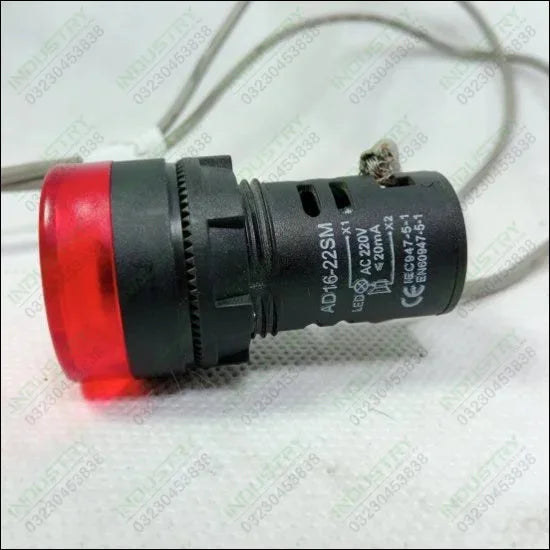 Buzzer with Red LED Light AD16-22SM ACDC220V 22mm Diameter in Pakistan - industryparts.pk