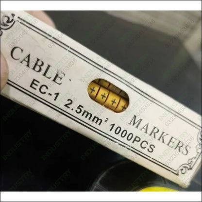 CABLE MARKER 2.5mm EC-1 (1000PCS) in Pakistan