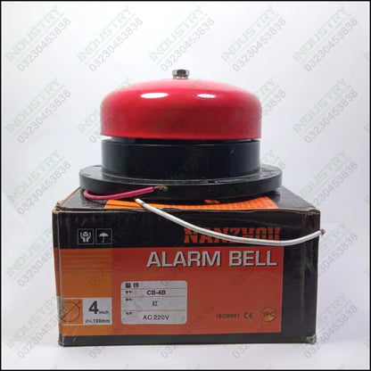 CB-4B Industrial Electric Riser Hood AC220V Fire Alarm Bell - industryparts.pk