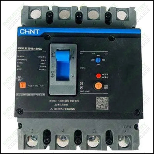 Chint Circuit Breaker NXMLE-250S/4300A 250A A in Pakistan - industryparts.pk
