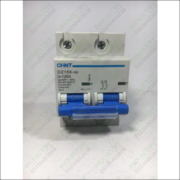 CHINT DZ158-125 125A High Current Double Circuit Breaker in Pakistan