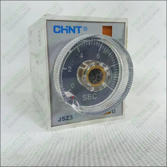 CHINT JSZ3 220VAC Time Relay Electricity Timing Relay Time Delay in Pakistan - industryparts.pk