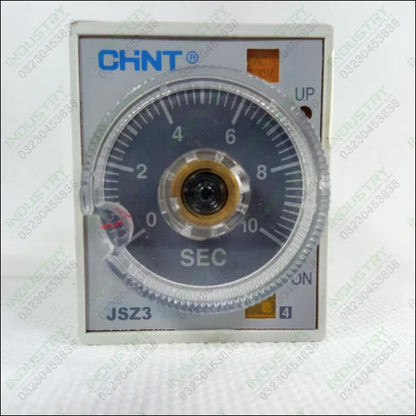 CHINT JSZ3 220VAC Time Relay Electricity Timing Relay Time Delay in Pakistan - industryparts.pk