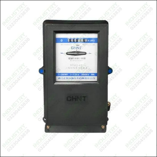 Chint Mechanical Watt-hour Meter DT862-4 30(100)A in Pakistan - industryparts.pk