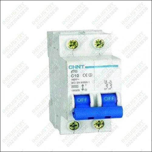 CHINT Miniature Circuit Breaker 4.5kA MCB 2pole EB-63C in Pakistan - industryparts.pk