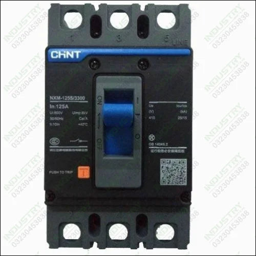 Chint Moulded Case Circuit Breaker 3 Pole NXMLE-125S/3300 100A in Pakistan - industryparts.pk