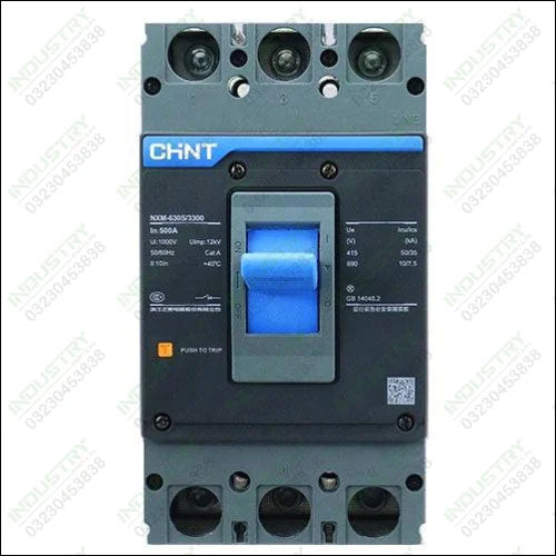 Chint Moulded Case Circuit Breaker 3 Pole NXMLE-630S/3300 630A in Pakistan - industryparts.pk