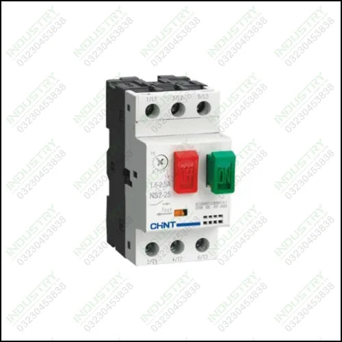 Chint Three Phase Circuit Breaker NS2-25 1.6-2.5A in Pakistan - industryparts.pk