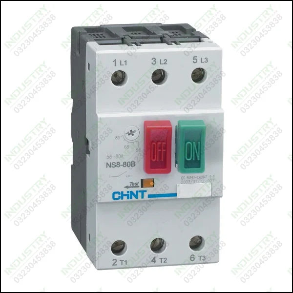 Chint Three Phase Circuit Breaker NS2-80 63-80A in Pakistan - industryparts.pk