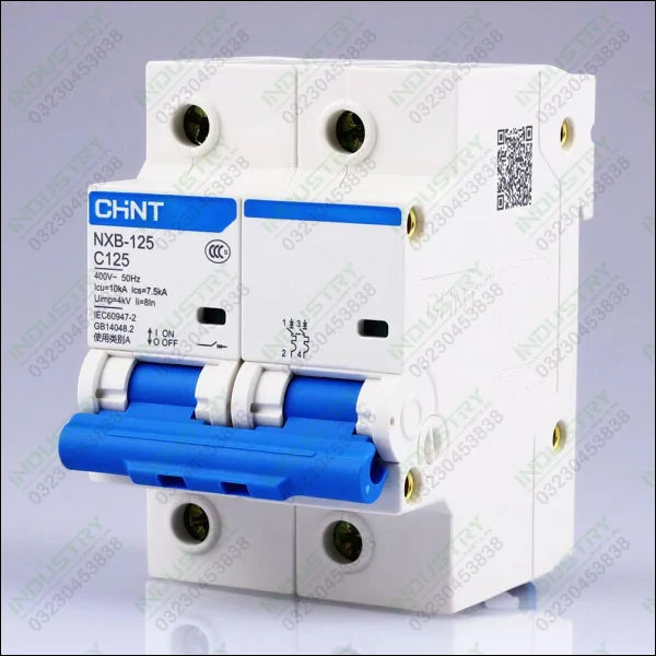 CHNT CHINT NXB-125 2P Miniature Circuit breaker MCB  in Pakistan - industryparts.pk