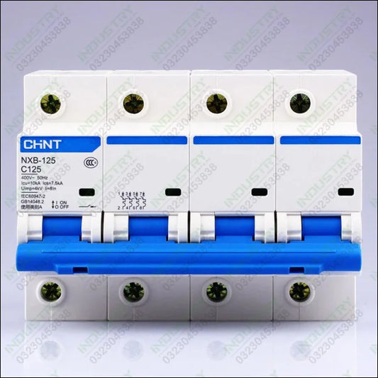 CHNT CHINT NXB-125 4P Miniature Circuit breaker MCB in Pakistan - industryparts.pk