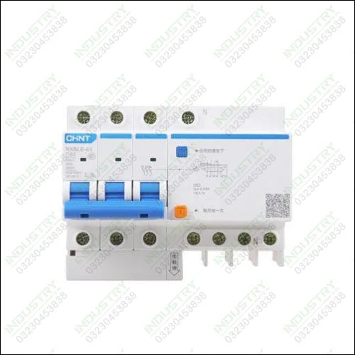 CHNT NXBLE-63 3P+N Residual current operated circuit breaker in Pakistan - industryparts.pk