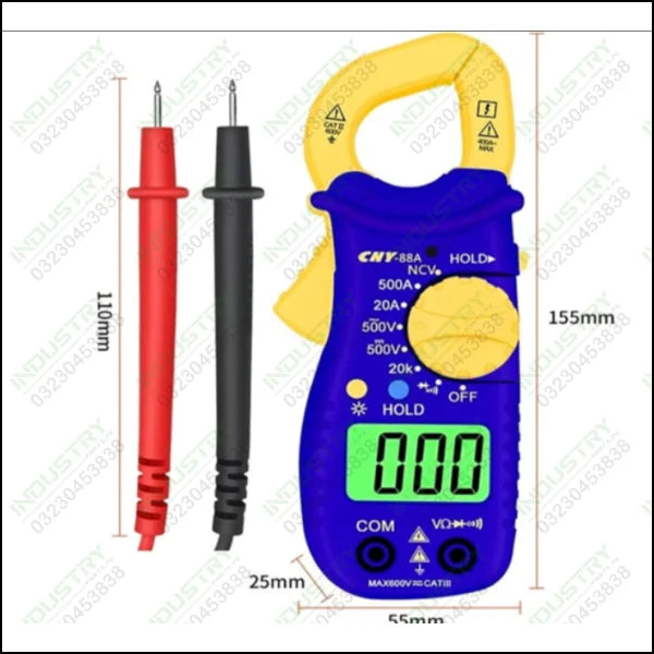 CHY 88G AC Digital Clamp Ammeter & Multimeter in Pakistan