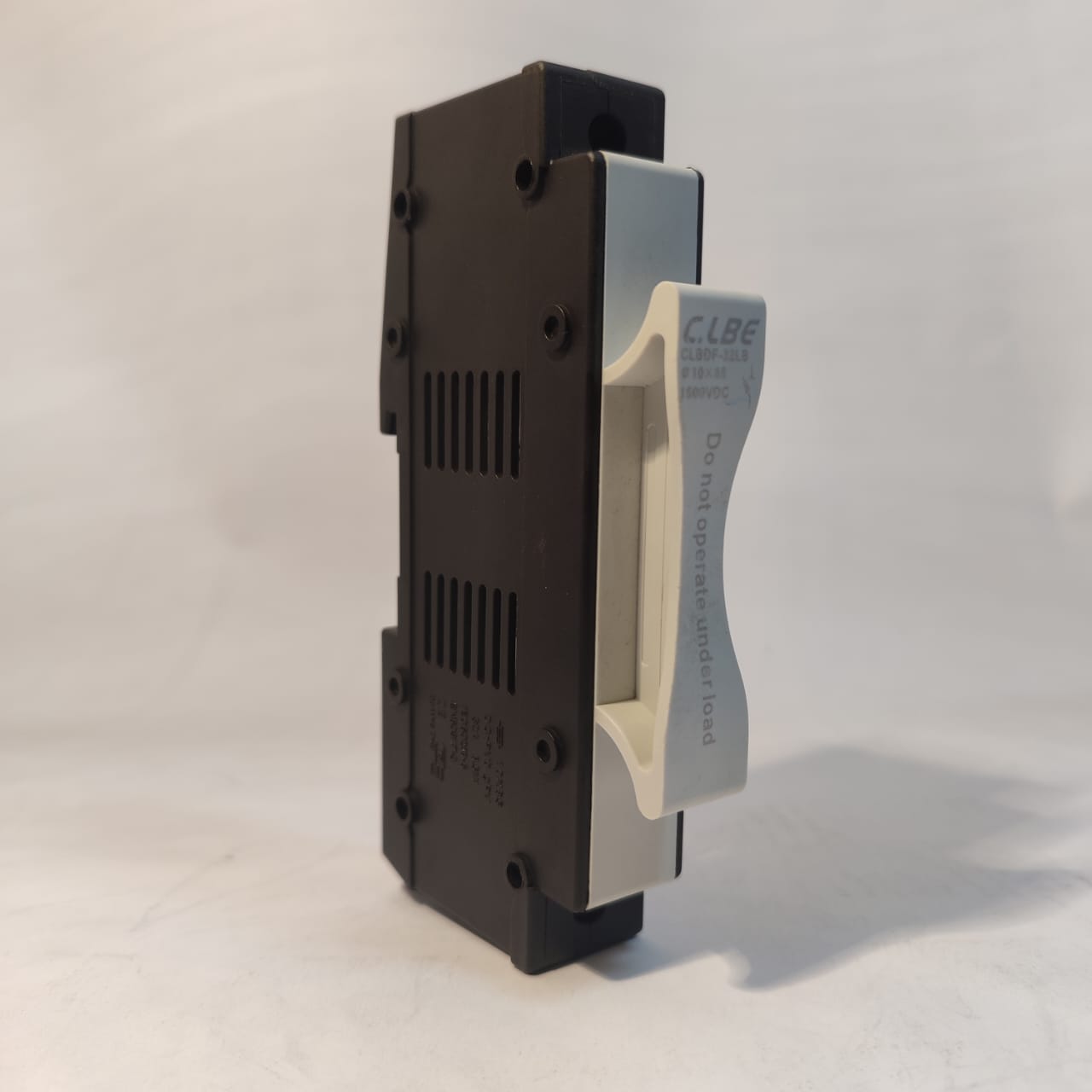 C.LBE 10×38 PV DC fuse holder DIN‑rail installation