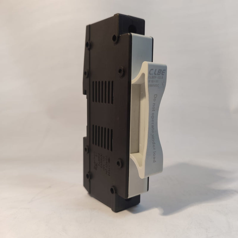 C.LBE 10×38 PV DC fuse holder DIN‑rail installation