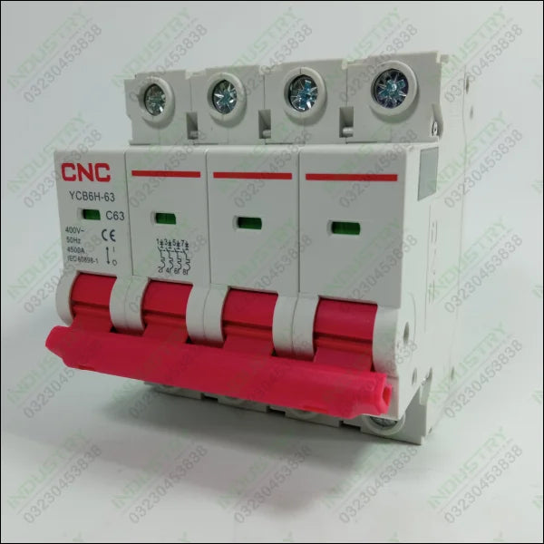 CNC ELECTRIC  YCB6H-63 MCB –  4500A 400V AC Circuit Breaker in Pakistan